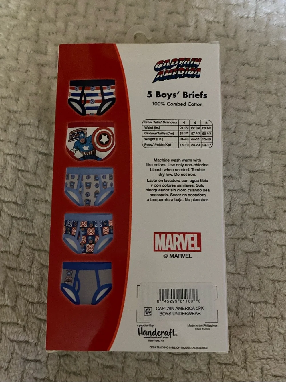 Captain America Cotton Underwear